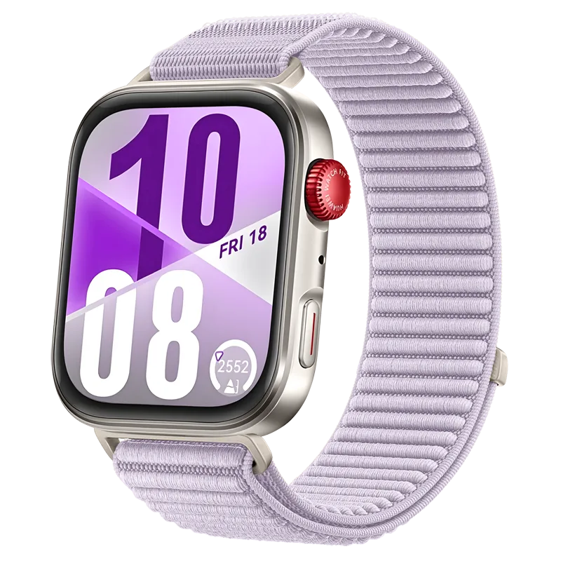 Huawei Watch Fit 4 Pro Nylon Wave Strap (Light Purple)