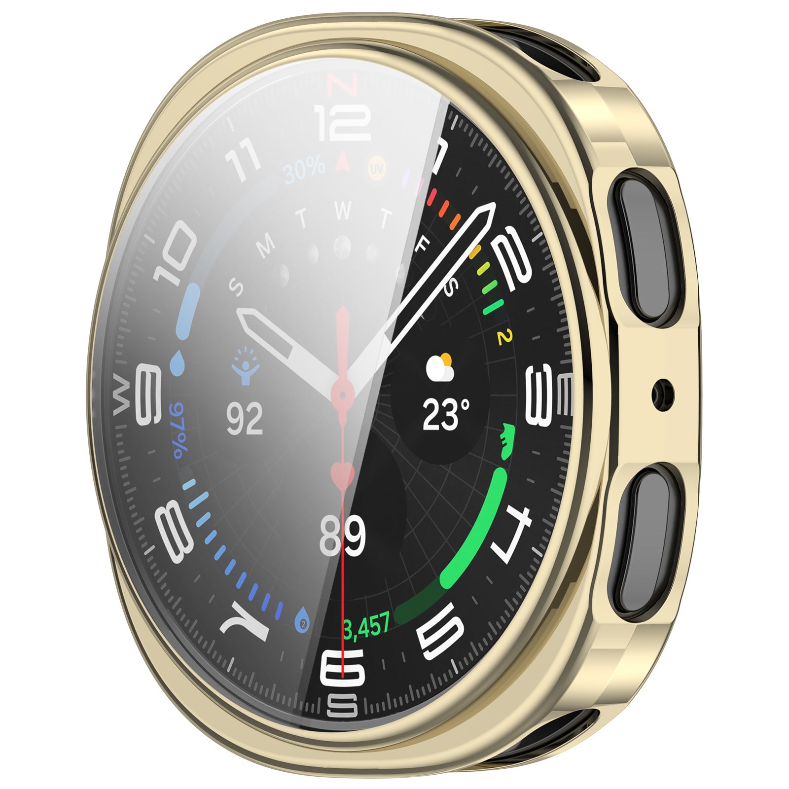 Coque TPU Samsung Galaxy Watch 8 - 40mm / 9 - 40mm (doré clair)