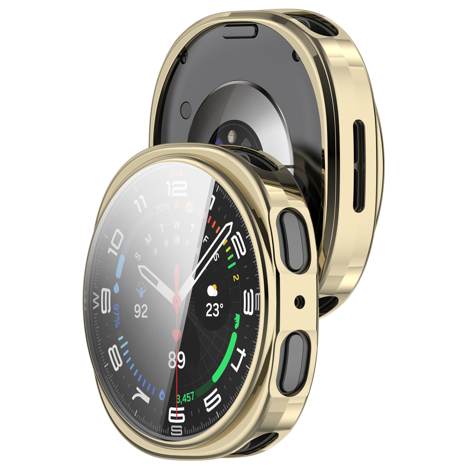 Coque TPU Samsung Galaxy Watch 8 - 40mm / 9 - 40mm (doré clair)