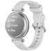Bracelet silicone classique Zenwatch Lily (gris clair)