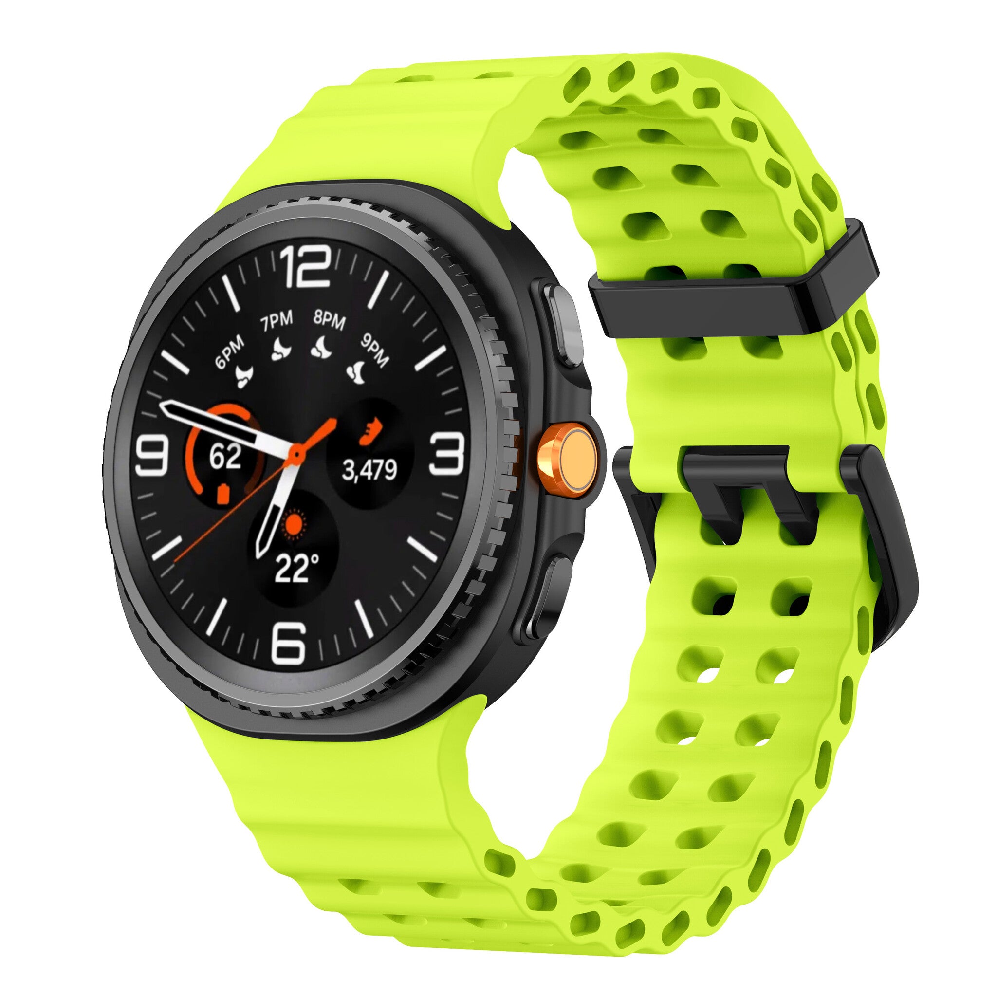 Samsung Galaxy Watch 8 - 44mm Ocean Strap (Lime)
