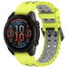 Bracelet sport ondulé Garmin Approach S70 - 47mm (citron vert/gris foncé)