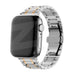 Bandz Bracelet à maillons acier Deluxe Apple Watch (argent/or)