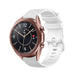 Samsung Galaxy Watch 3 41mm Premium Silicone Strap (White)