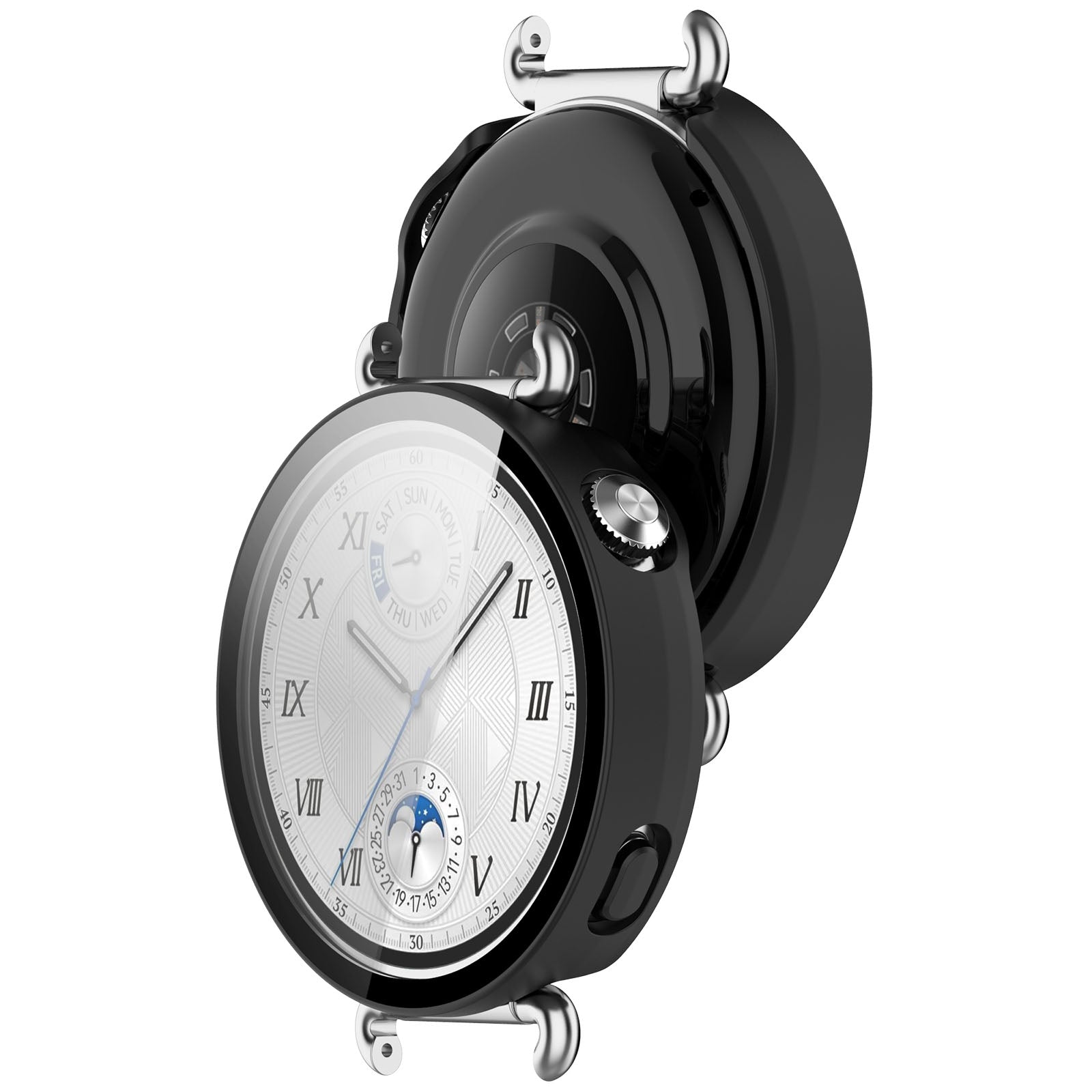 Coque avec verre PC Huawei Watch GT 6 - 41mm (noir)