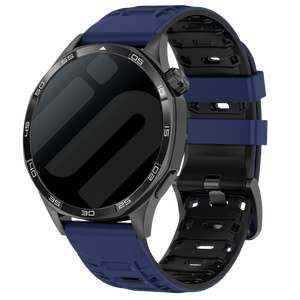 Bracelet sport Mecha Huawei Watch GT 7 Pro (bleu foncé/noir)