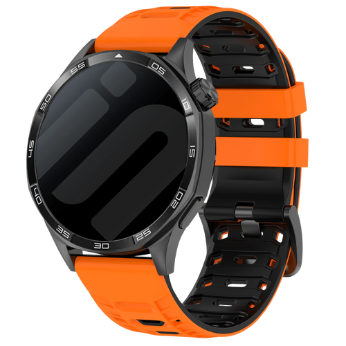 Bracelet sport tissé Huawei Watch GT 2 - 46mm (orange/noir)