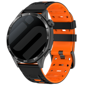 Bracelet sport tissé Xiaomi Mi Watch (noir/orange)