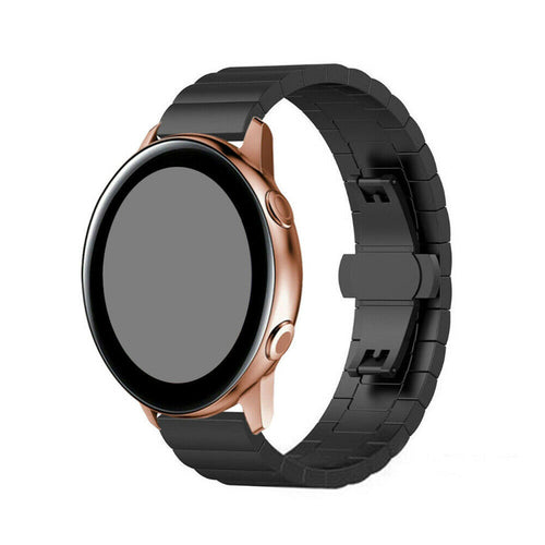 Bracelet acier Garmin Venu 4 - 41mm (noir)