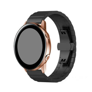 Bracelet acier Garmin Forerunner 265s (noir)
