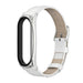 Bracelet cuir Xiaomi Mi Band 5 (blanc)
