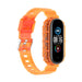 Bracelet TPU clear Xiaomi Mi Band 6 (orange/transparent)