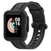 Bracelet silicon avec frame Xiaomi Mi Watch Lite (noir)