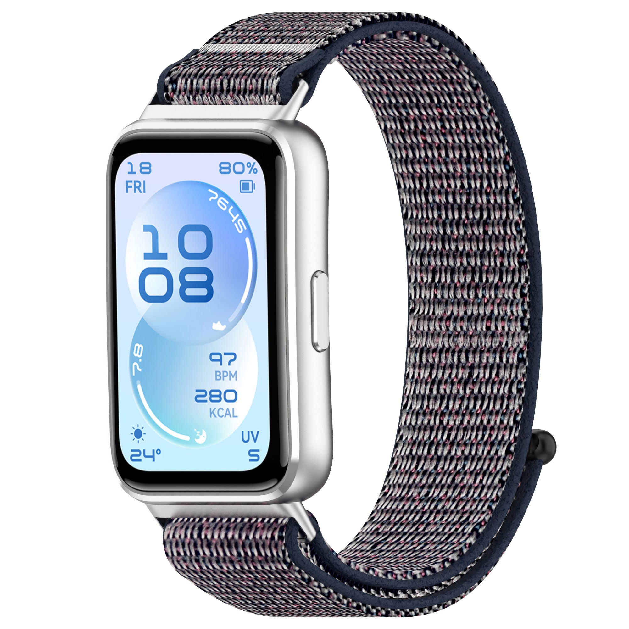 Bracelet nylon Huawei Band 11 (bleu foncé)