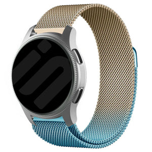 Bracelet milanais Amazfit GTS 4 (bleu/or)