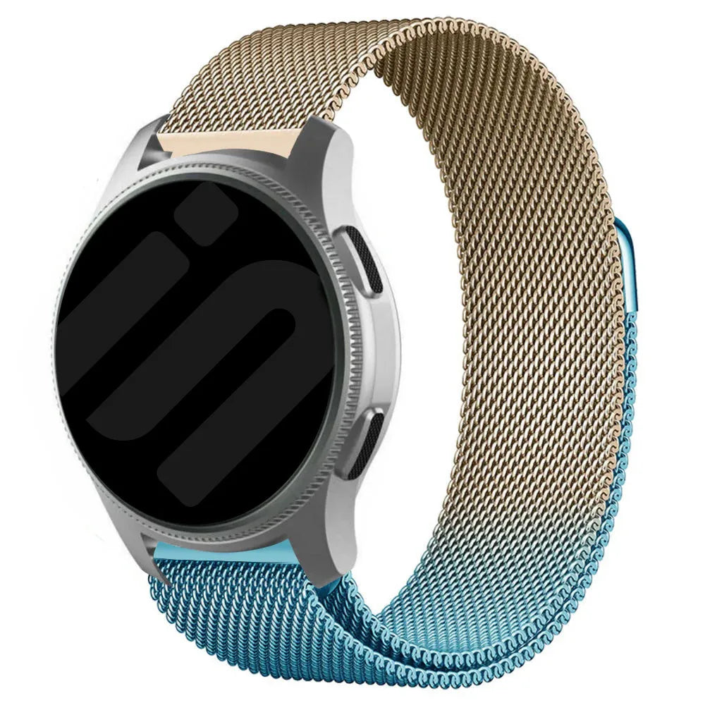 Bracelet milanais Amazfit Active (bleu/or)