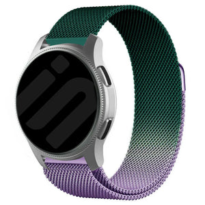 Bracelet milanais Coros Apex 46mm (violet/vert)