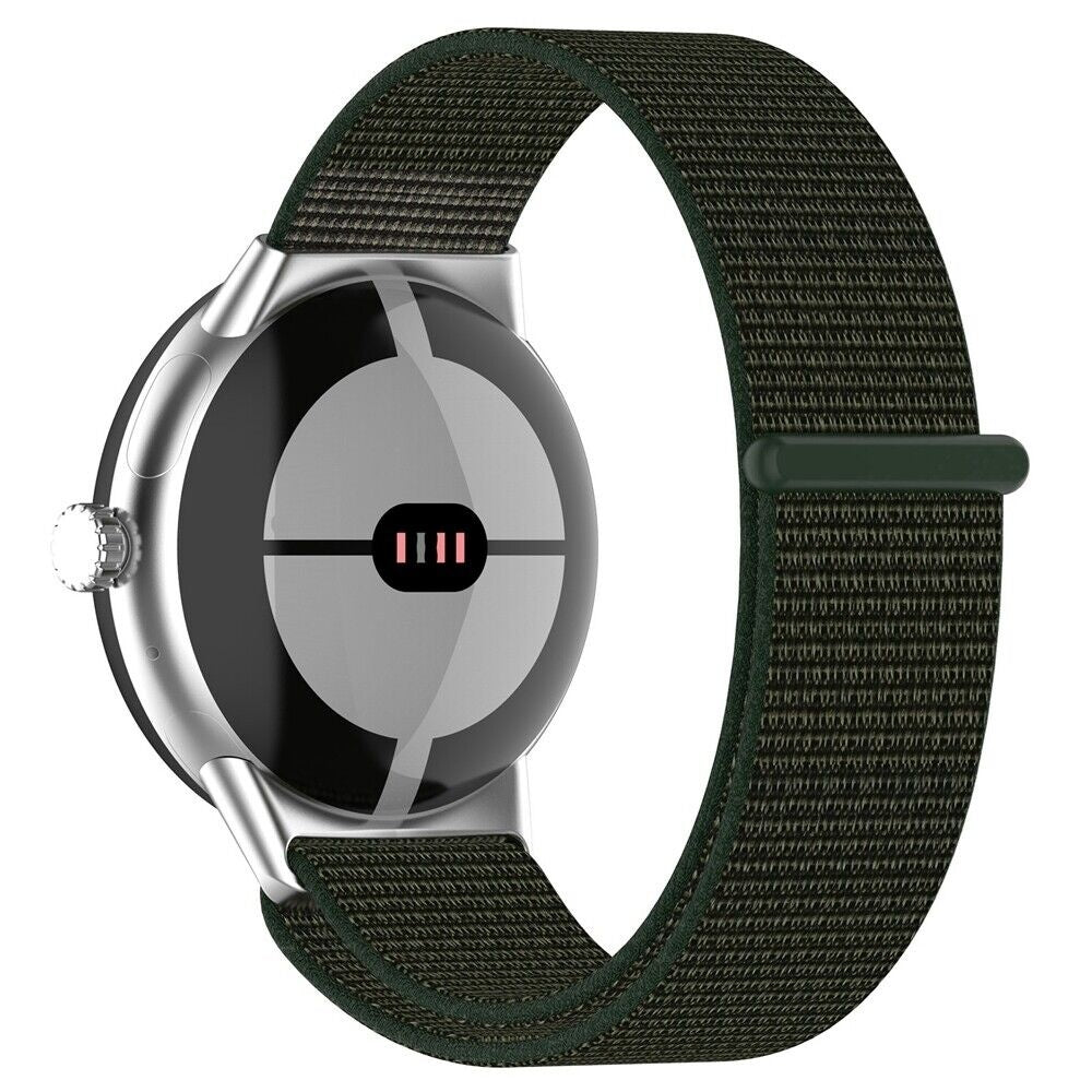 Bracelet nylon Google Pixel Watch 5 - 41mm (vert)