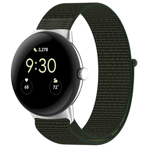 Bracelet nylon Google Pixel Watch 5 - 41mm (vert)