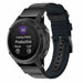 Bracelet hybride nylon Garmin Fenix 5/6 (bleu)