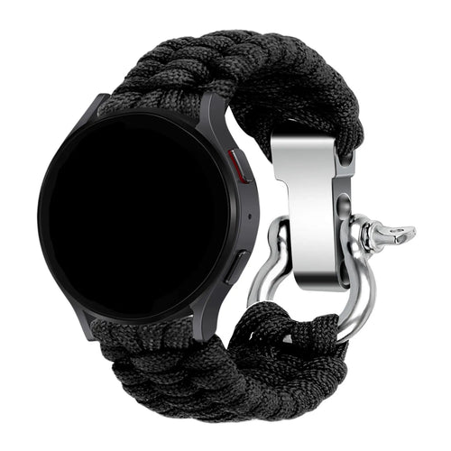 Bracelet nylon cuerda Amazfit Bip 3 (Pro) (noir)