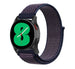 bracelet nylon Samsung Galaxy Watch 4 40mm (violet/bleu)