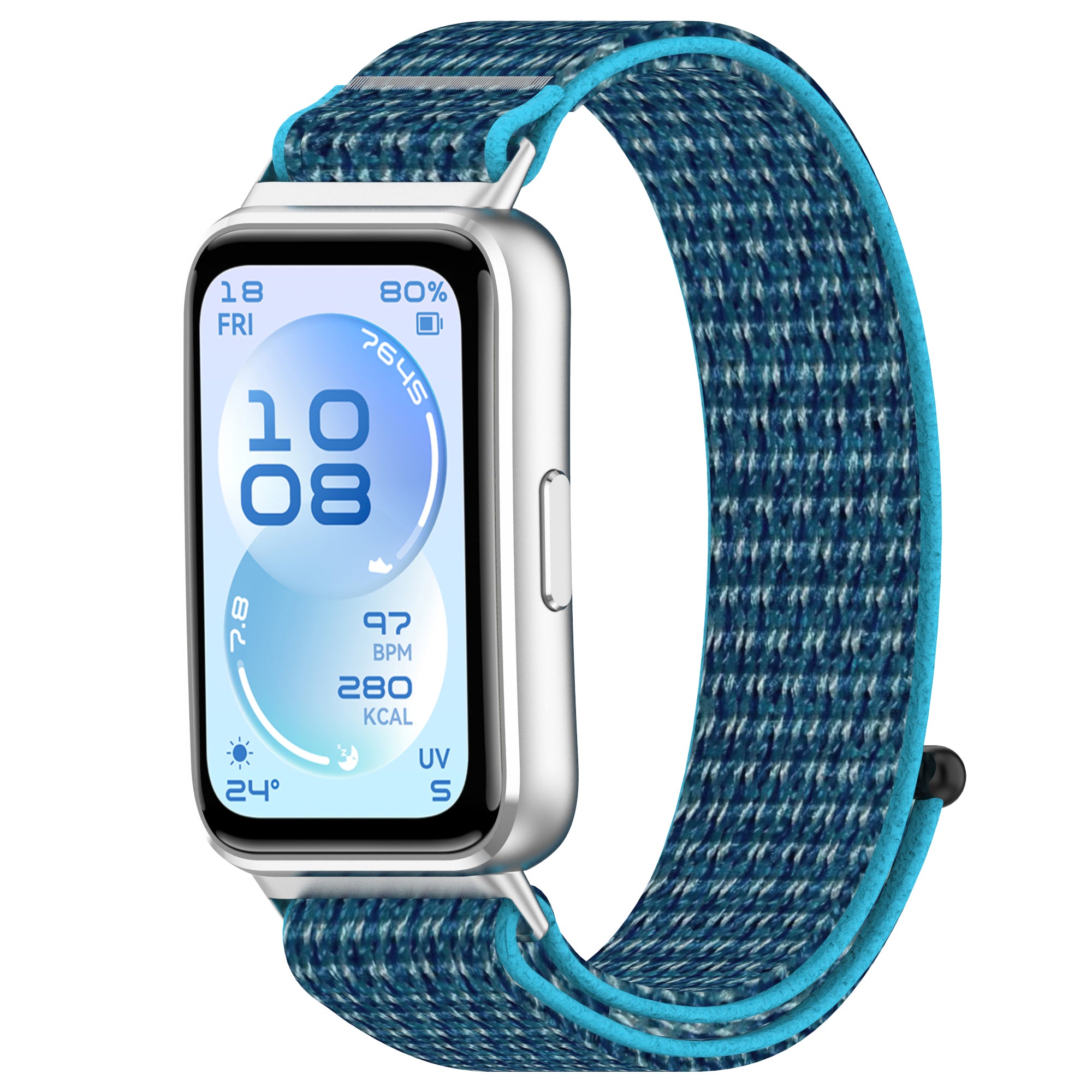 Bracelet nylon Huawei Band 11 (bleu océan)