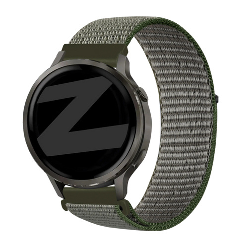 Bandz Garmin Approach S40 Nylon Loop Strap (Olive Green)