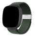 Bracelet tressé réglable Fitbit Sense (vert olive)