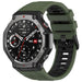 Bracelet silicone sport Amazfit T-Rex 3 (vert olive/noir)