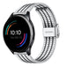 Bracelet acier inoxydable OnePlus Watch (argent/noir)