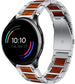 Bracelet bois/acier OnePlus Watch (argent)