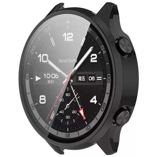 Coque rigide avec verre OnePlus Watch 2R (noir)