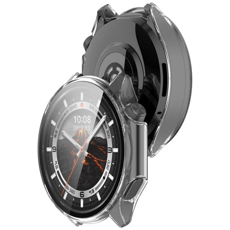 Coque rigide avec verre OnePlus Watch 3 (transparente)