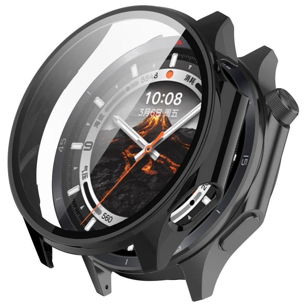 Coque rigide avec verre OnePlus Watch 3 (noir)