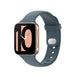 Bracelet silicone Oppo Watch (bleu gris) 