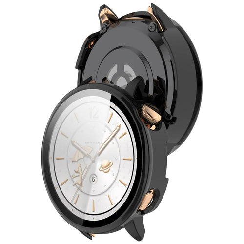 Coque rigide avec verre OnePlus Watch 3 - 43mm (noir)