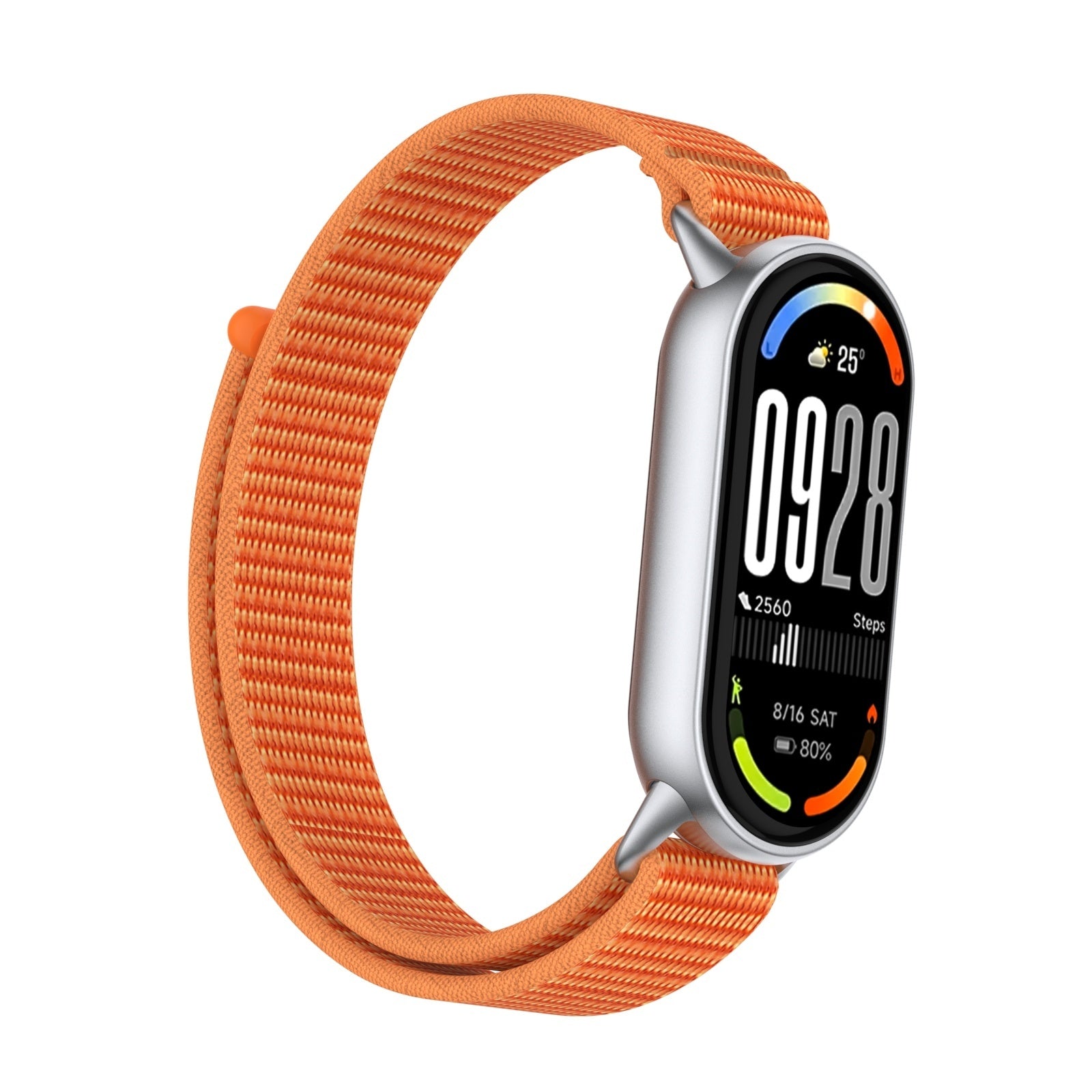Bracelet nylon moderne Xiaomi Smart Band 9 (orange)