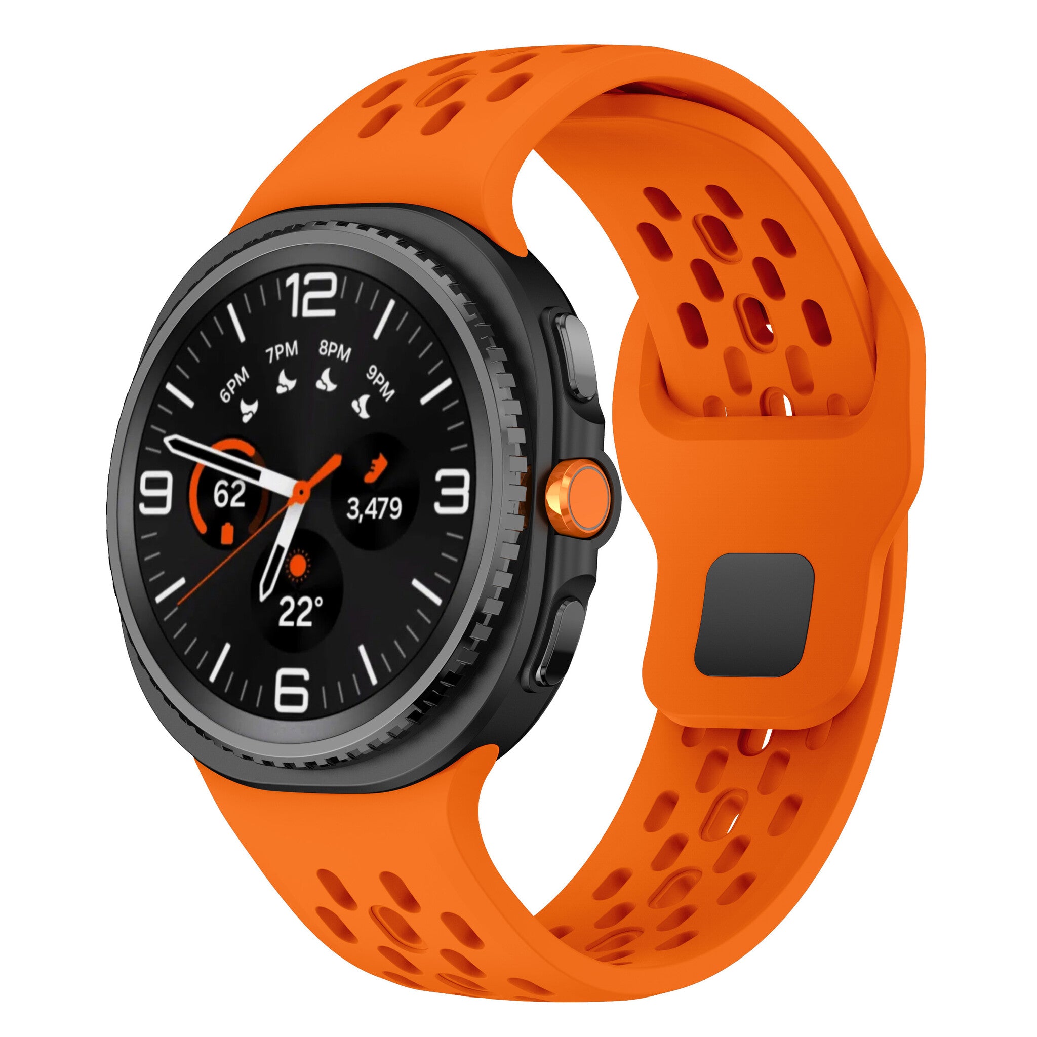 Samsung Galaxy Watch 8 - 40mm Silicone Air Strap (Orange)