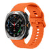 Bracelet Silicone wave Samsung Galaxy Watch Ultra (orange)