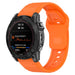 Bracelet silicone Outdoor Garmin Approach S70 - 47mm (orange)