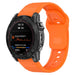 Bracelet silicone robuste Garmin Forerunner 965 (naranja)