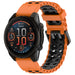 Bracelet sport ondulé Garmin Approach S70 - 47mm (orange/noir)