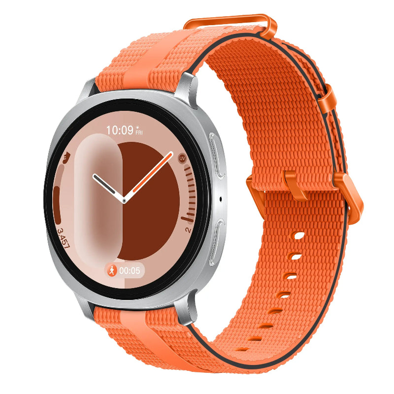 galaxy watch 8 silicone band orange