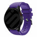 Bracelet silicone sergé Amazfit Bip U (Pro) (violet)