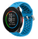 Bracelet silicone avec trous Polar Pacer (bleu clair)
