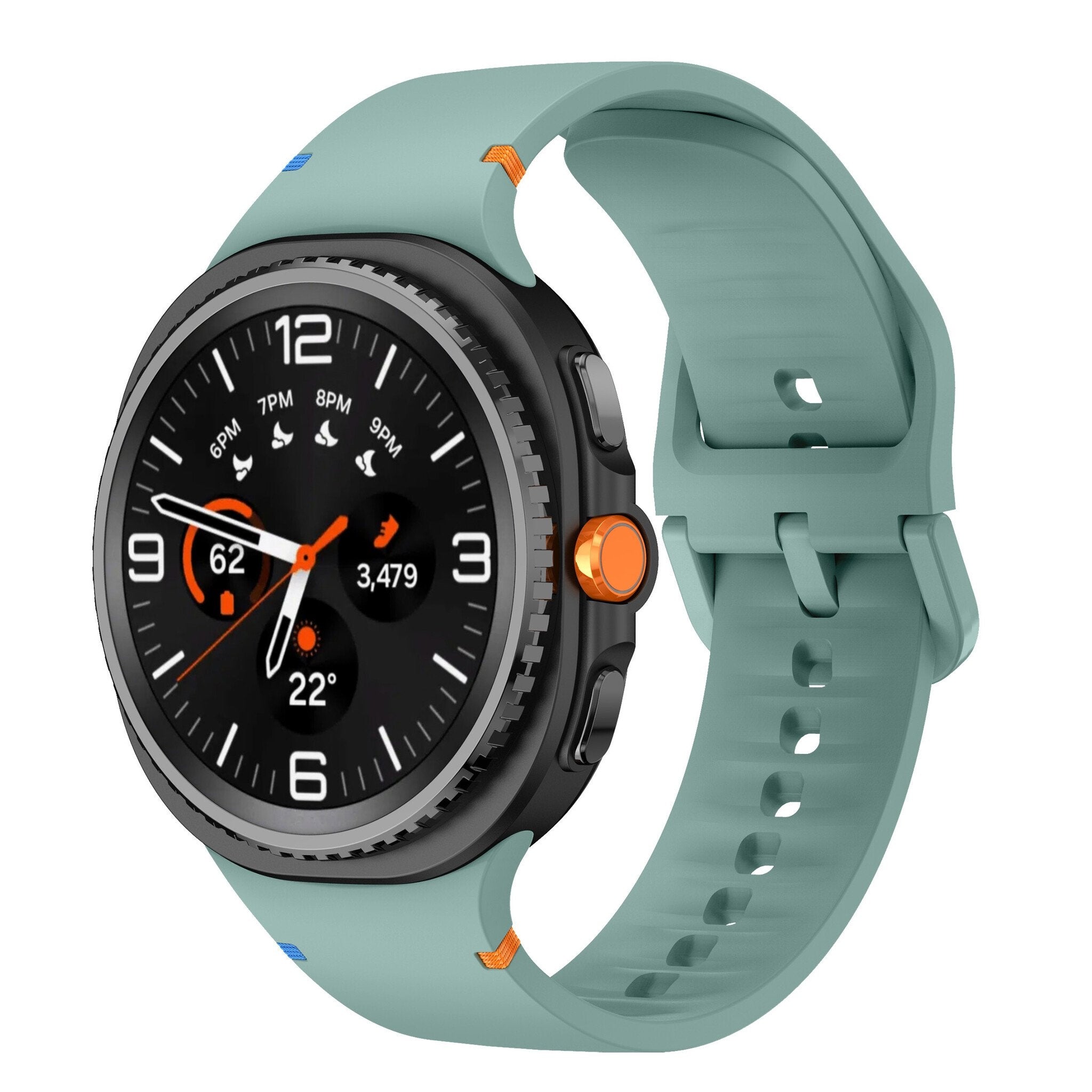 Bracelet silicone Samsung Galaxy Watch 8 - 44mm (vert sapin)