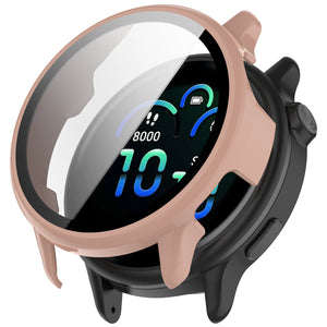 Coque rigide avec verre Garmin Vivoactive 6 (rose)