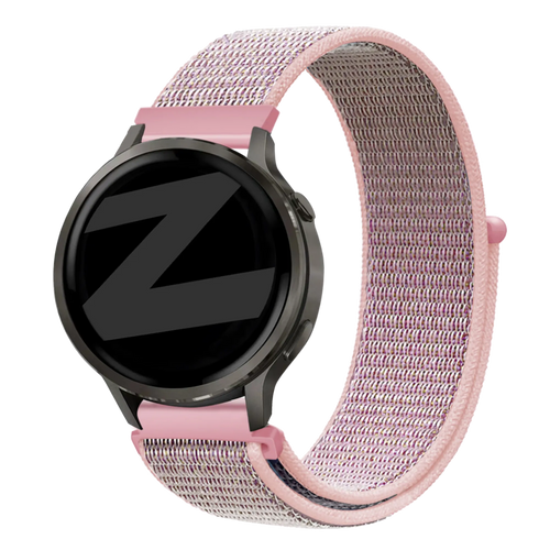 Bandz Bracelet nylon à boucle Garmin Approach J1 (rose)