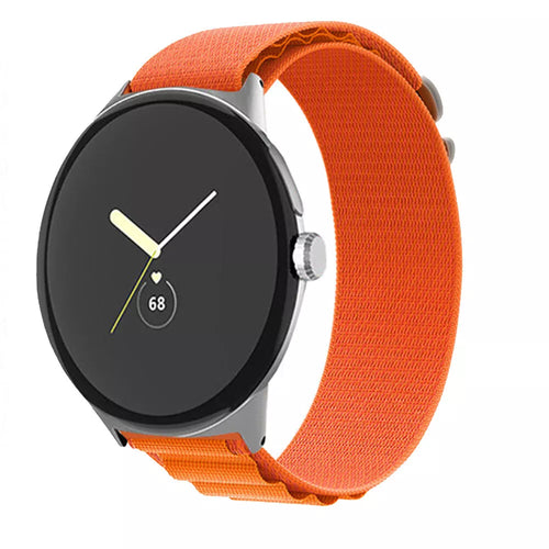 Bracelet Alpine nylon Google Pixel Watch 5 - 45mm (orange)